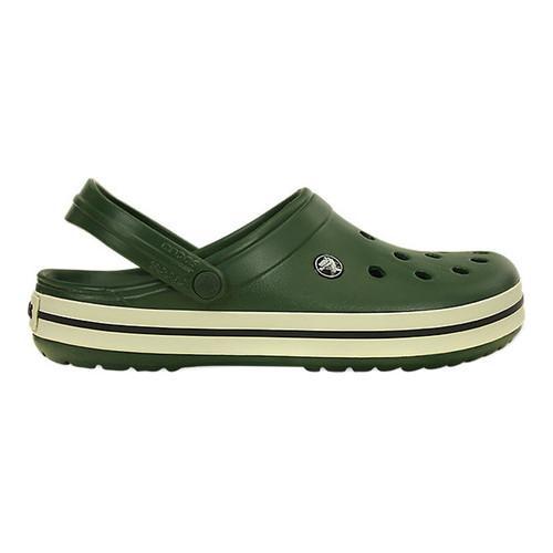forest green crocs
