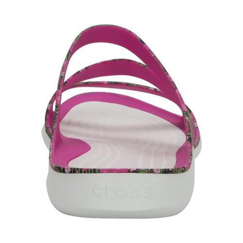 crocs women's swiftwater graphic sandal