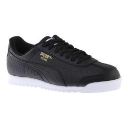 black puma roma sneakers