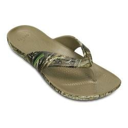 camouflage croc flip flops