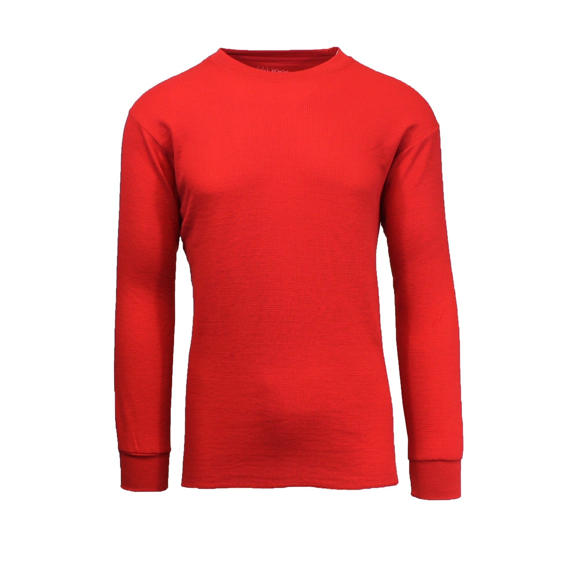 red thermal long sleeve shirt