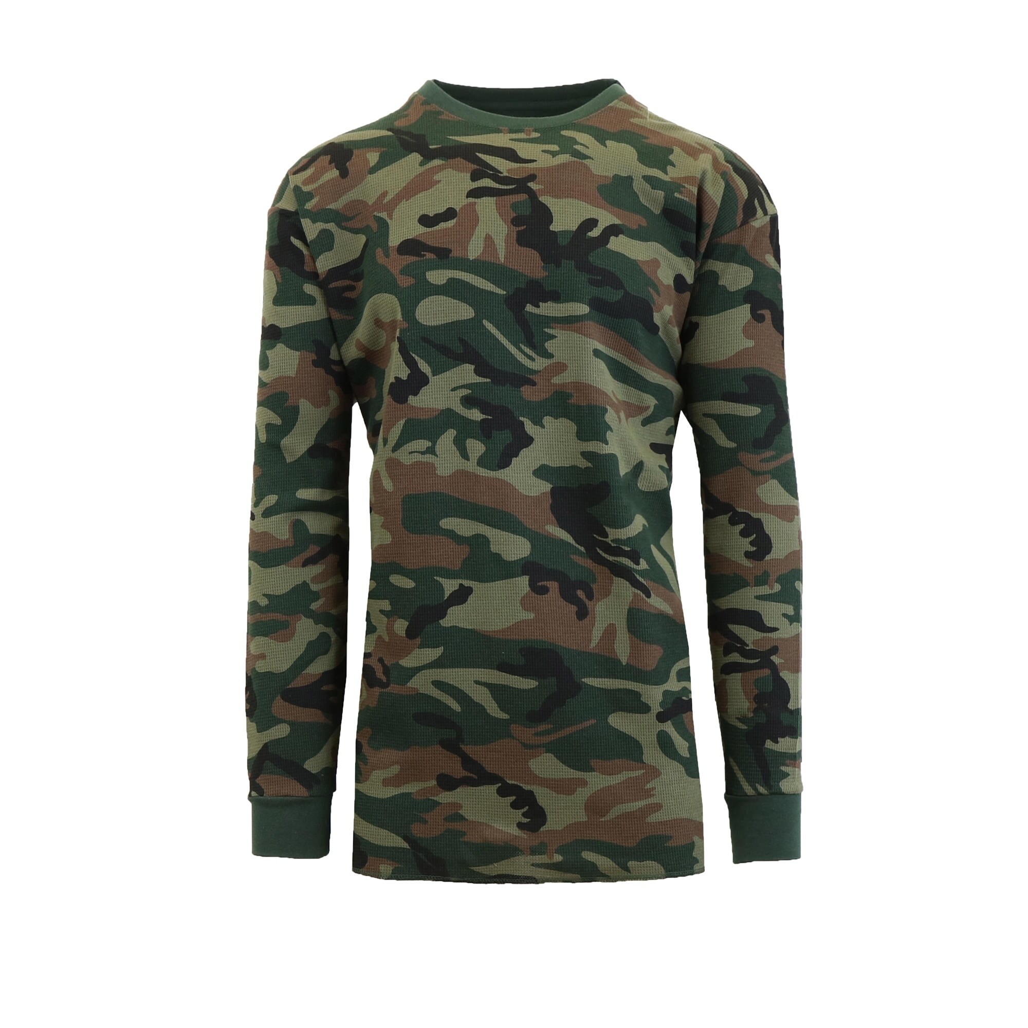 men's camo thermal shirt