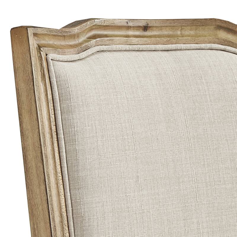 Deana Ornate Linen Dining Chairs (Set of 2) by iNSPIRE Q Artisan