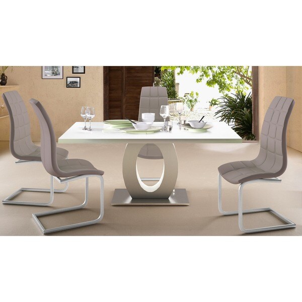 Scandinavian Living Bruno Faux Leather Dining Chairs (Set of 4)