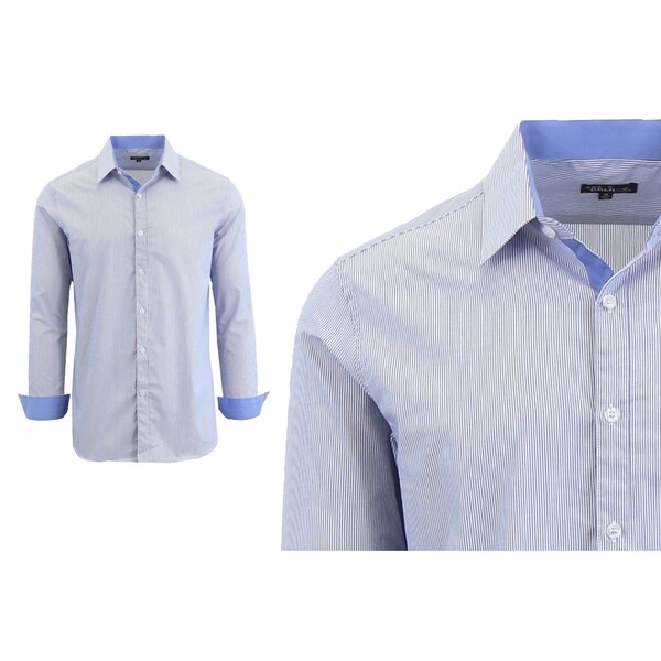 mens fitted dress shirts