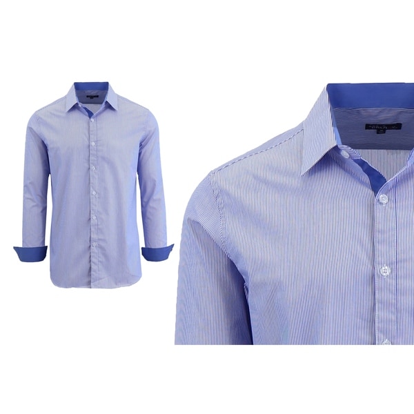 mens fitted dress shirts