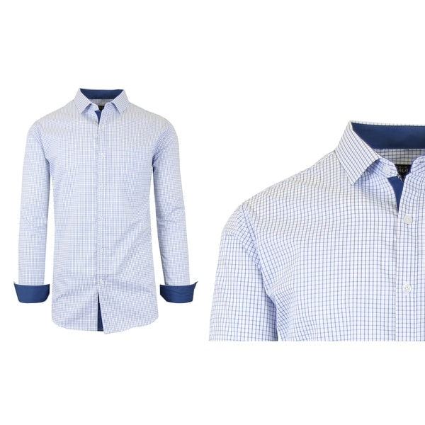 white patterned dress shirt