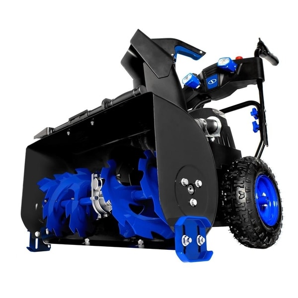 Snow Joe ION8024-CT Cordless Two Stage Snow Blower | 24-Inch | 80 Volt | 4-Speed | Headlights | (Battery + Charger NOT Included)