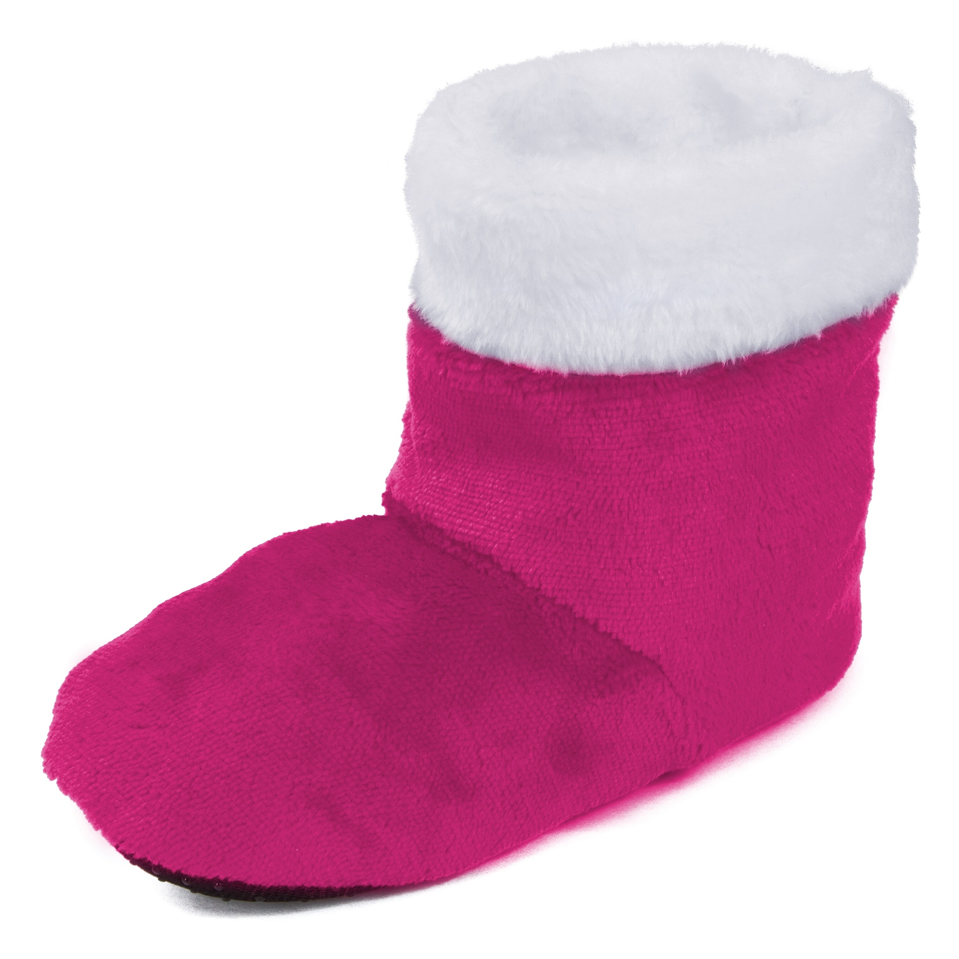 fuzzy pink slippers