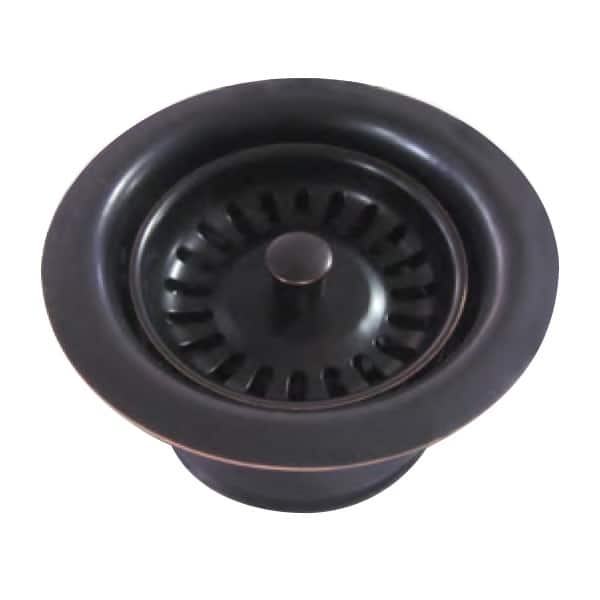 3 1/2" Disposer Trim for Deep fireclay application - Brown - Bronze Finish - Metal
