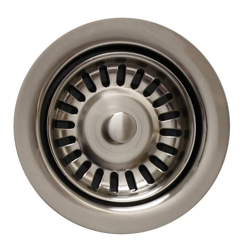3 1/2" Disposer Trim - Grey - Brushed - Metal