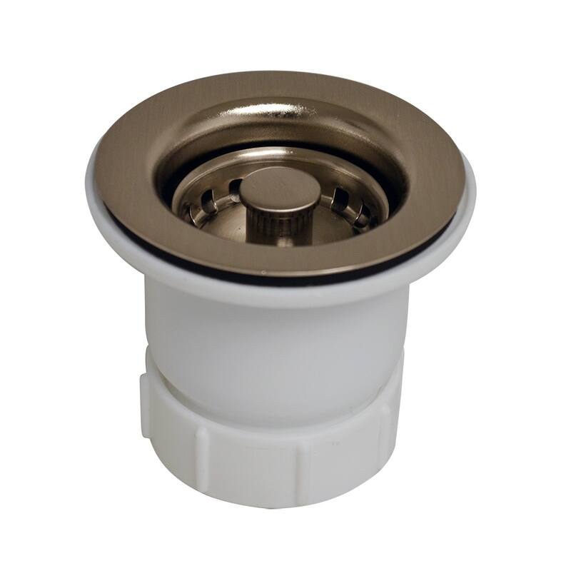 Whitehaus Collection 2" Basket Strainer - Grey - Pewter Finish - Metal