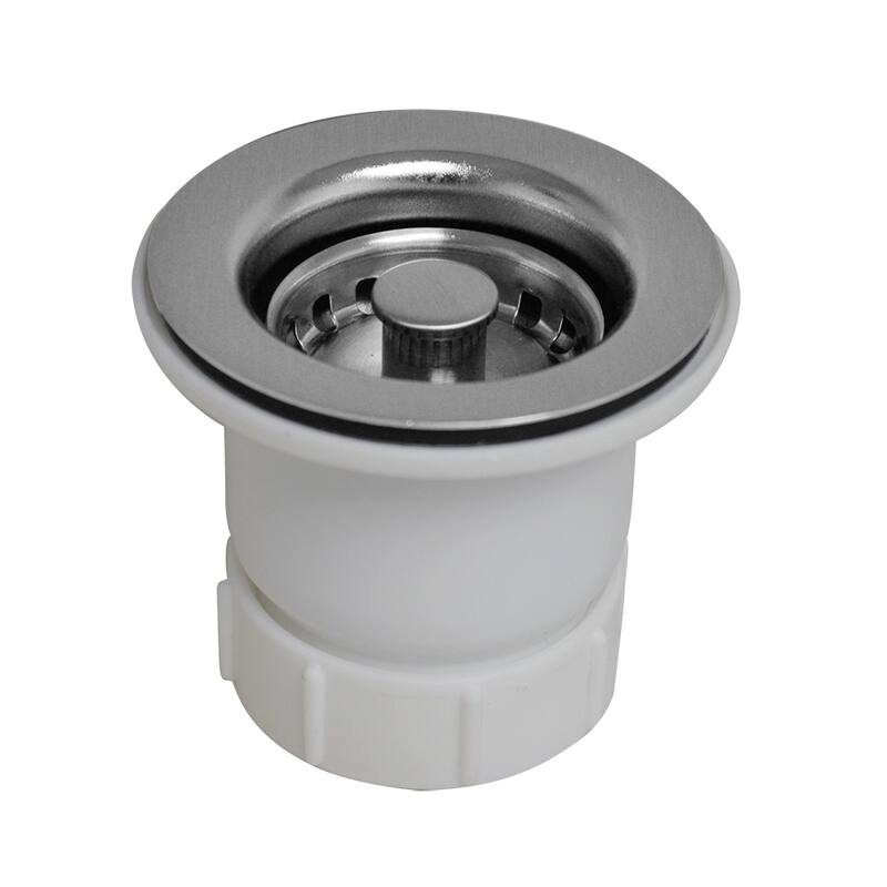 Whitehaus Collection 2" Basket Strainer - Silver - Metallic Finish - Metal