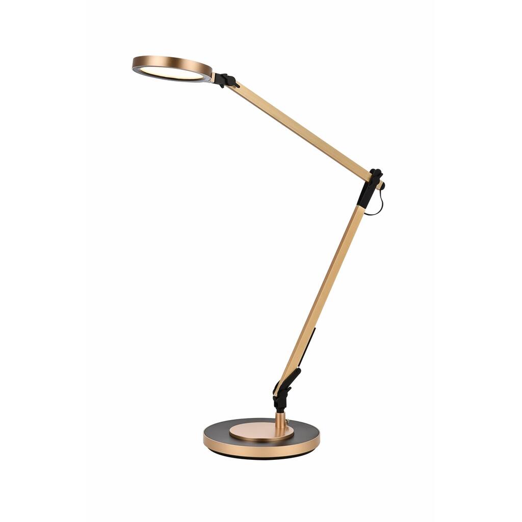 Illumen Collection 1-Light champagne gold Finish LED Desk Lamp ...