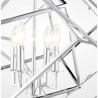 Y-Decor 4 light Chandelier in Chrome finish - Chandeliers For Bedrooms by Overstock.com