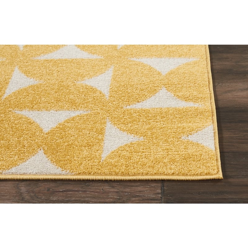 Nourison Harper Abstract Geometric Modern Area Rug