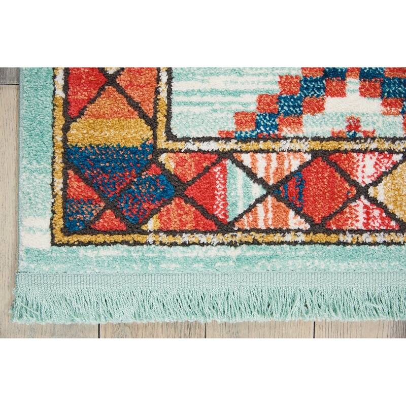 Nourison Tribal Decor Diamond Area Rug