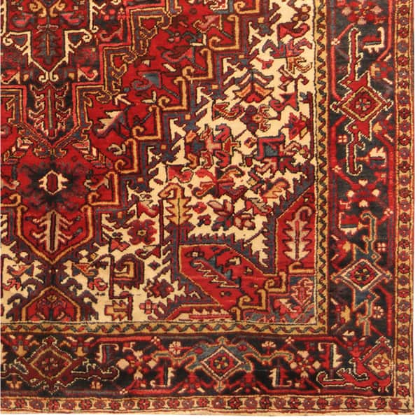 Handmade One-of-a-Kind Heriz Wool Rug (Iran) - 7'10 x 11'4 - Bed Bath ...