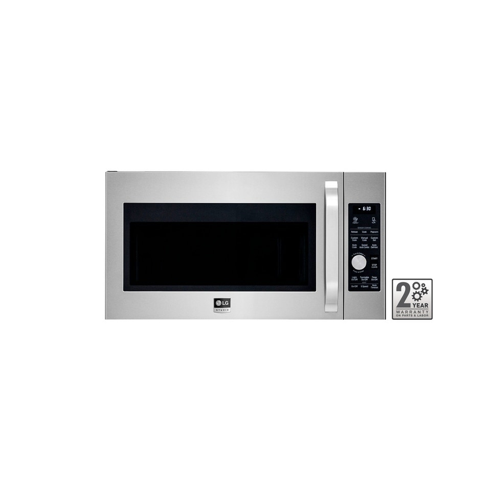 Lg Studio Lsmc3086st 1 7 Cu Ft Stainless Steel Over The Lg Studio Lsmc3086st 1 7 Cu Ft