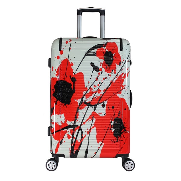 floral spinner luggage