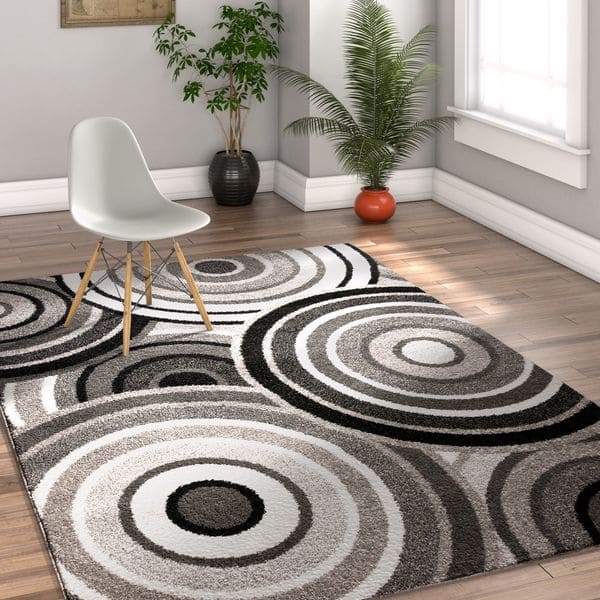 Well Woven Melbourne Modern Geo Blue Area Rug - 3'3