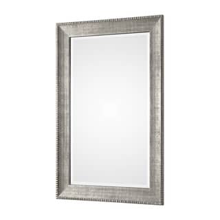 Uttermost Leiston Metallic Silver Wall Mirror - Silver/Grey