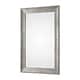 preview thumbnail 1 of 2, Uttermost Leiston Metallic Silver Wall Mirror - Silver/Grey