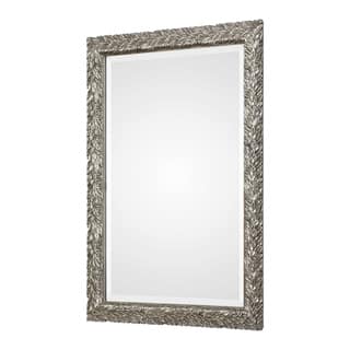 Uttermost Evelina Silver Leaves Mirror - 24.625x34.625x1