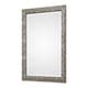preview thumbnail 1 of 2, Uttermost Evelina Silver Leaves Mirror - 24.625x34.625x1