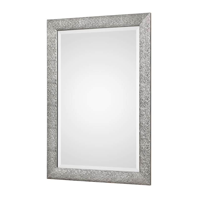 Uttermost Mossley Metallic Silver Mirror - 29.5x41.5x1