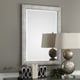 preview thumbnail 4 of 2, Uttermost Mossley Metallic Silver Mirror - 29.5x41.5x1