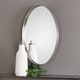 preview thumbnail 6 of 6, Uttermost Pursley Steel/Wood/Glass Oval Mirror - 20x30x2.25