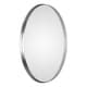 preview thumbnail 8 of 6, Uttermost Pursley Steel/Wood/Glass Oval Mirror - 20x30x2.25