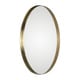 preview thumbnail 4 of 6, Uttermost Pursley Steel/Wood/Glass Oval Mirror - 20x30x2.25