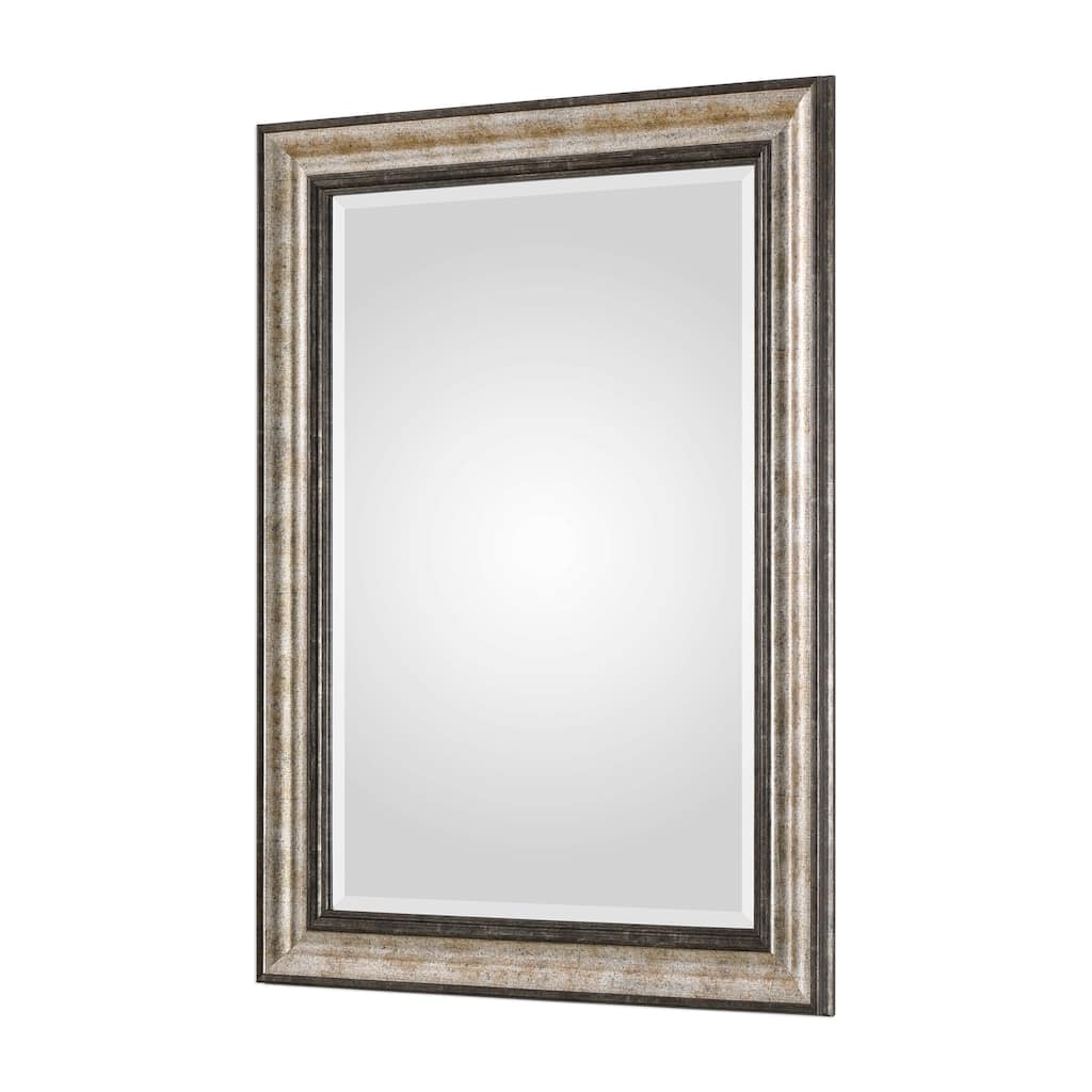 Uttermost Shefford Antiqued Silvertone Mirror - Bronze/Silver - 31x43x1.625
