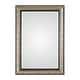 preview thumbnail 2 of 2, Uttermost Shefford Antiqued Silvertone Mirror - Bronze/Silver - 31x43x1.625