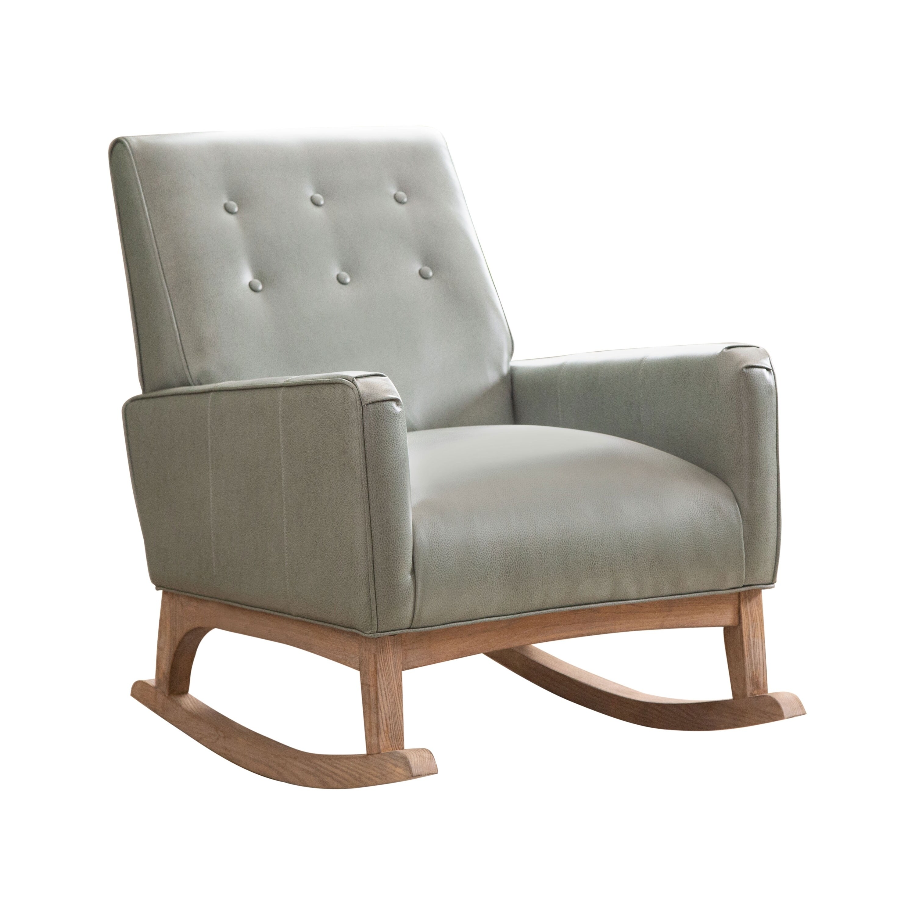 leather nursery rocker