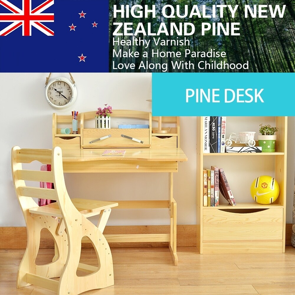 kids pine desk