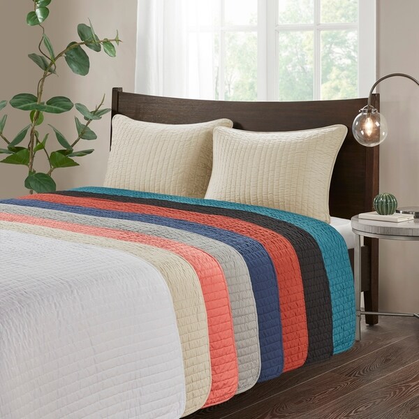 Madison Park Jaxson Reversible Coverlet Set