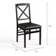 preview thumbnail 3 of 10, Porch & Den Espresso Folding Chair (Set of 2)