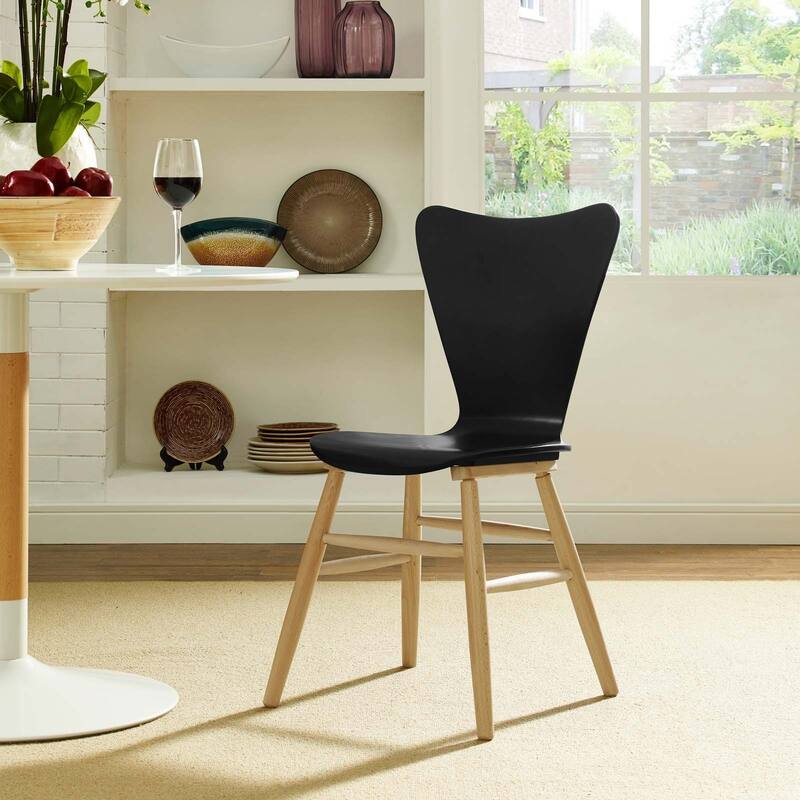 Cascade Wood Dining Chair - 20.5"l x 18.5"w x 33.5"h - 20.5"l x 18.5"w x 33.5"h