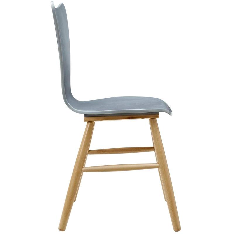 Cascade Wood Dining Chair - 20.5"l x 18.5"w x 33.5"h - 20.5"l x 18.5"w x 33.5"h