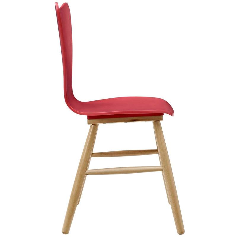 Cascade Wood Dining Chair - 20.5"l x 18.5"w x 33.5"h - 20.5"l x 18.5"w x 33.5"h