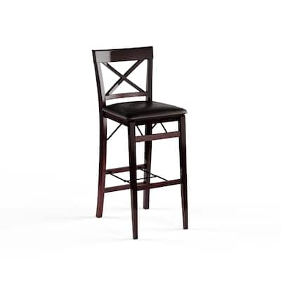 Porch & Den Lynmar Back Folding Bar Stool