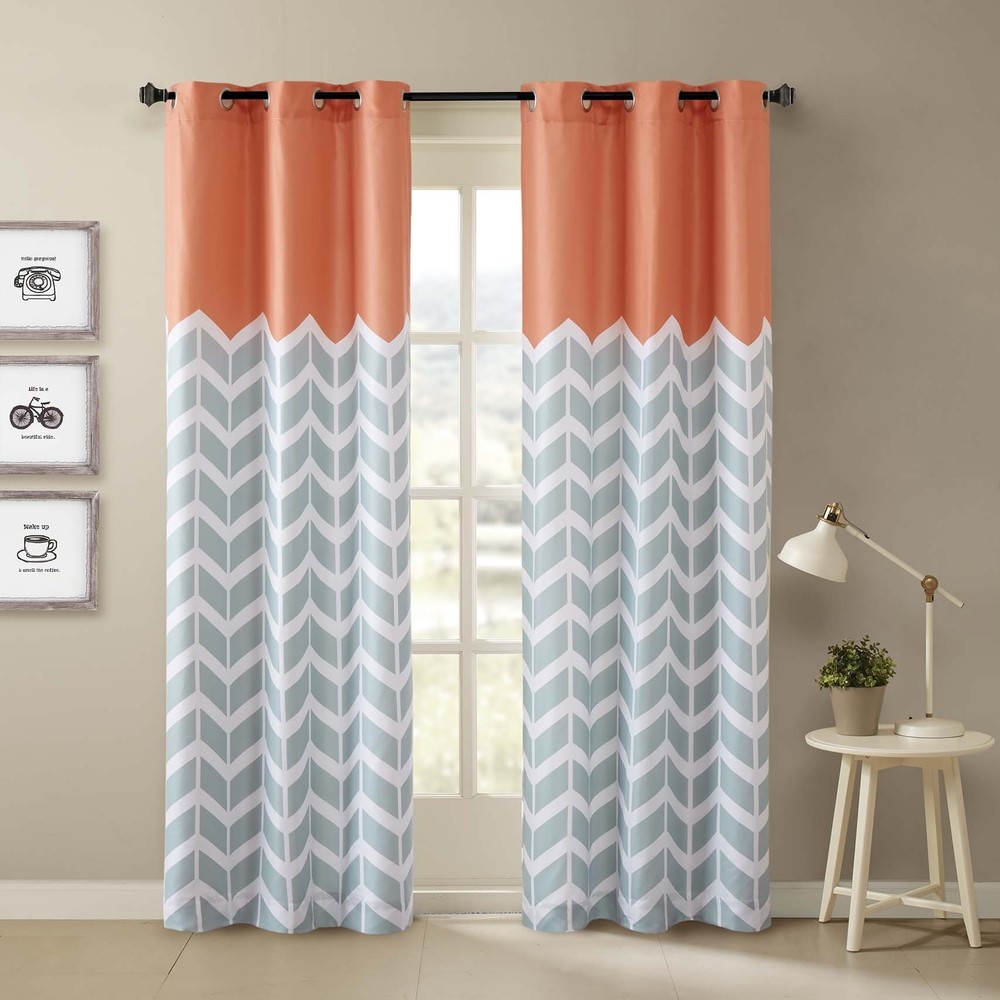 Free Shipping 63 84 96 108 120 Aiden Monarch Grommet Curtains Grommets Orange And White Curtains Orange Geometric Curtains Curtains Window Treatments Home Living Gkjwonosaricom