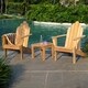 Cambridge Casual Sherwood Teak Adirondack Chair - Thumbnail 2