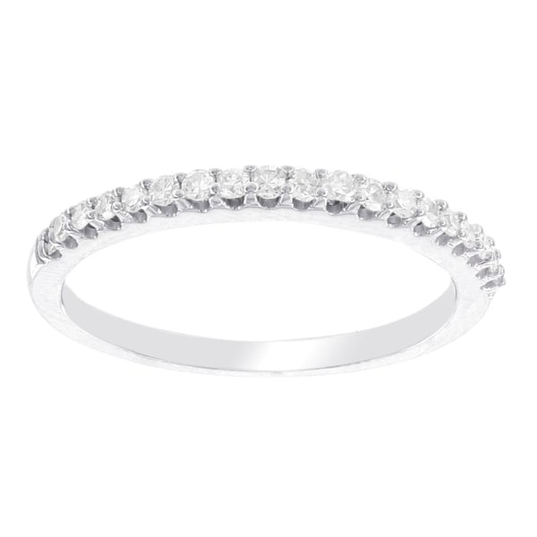 H Star 10 Karat White Gold 1 7ct Diamond Wedding Band I J I2 H Star 10 Karat White Gold 1 7ct Diamond Wedding Band I J I2