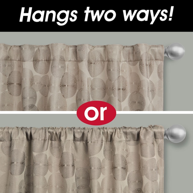 Carlton Blackout Platinum Smart Curtains Window Curtain Panel, 50 x 84 - 50 X 84 - 50 X 84
