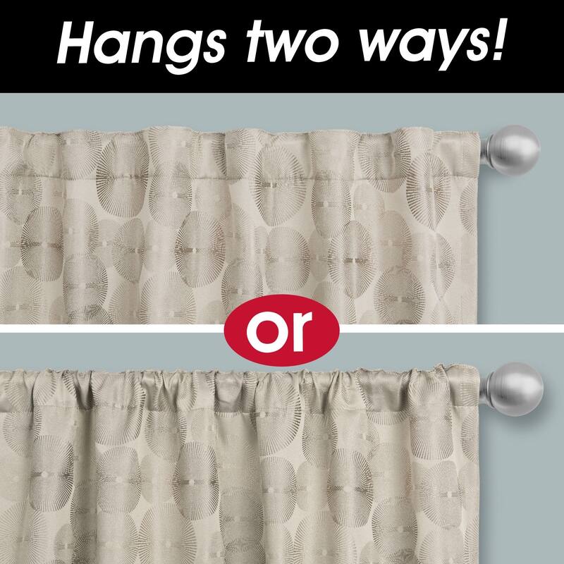 Carlton Blackout Platinum Smart Curtains Window Curtain Panel, 50 x 84 - 50 X 84 - 50 X 84