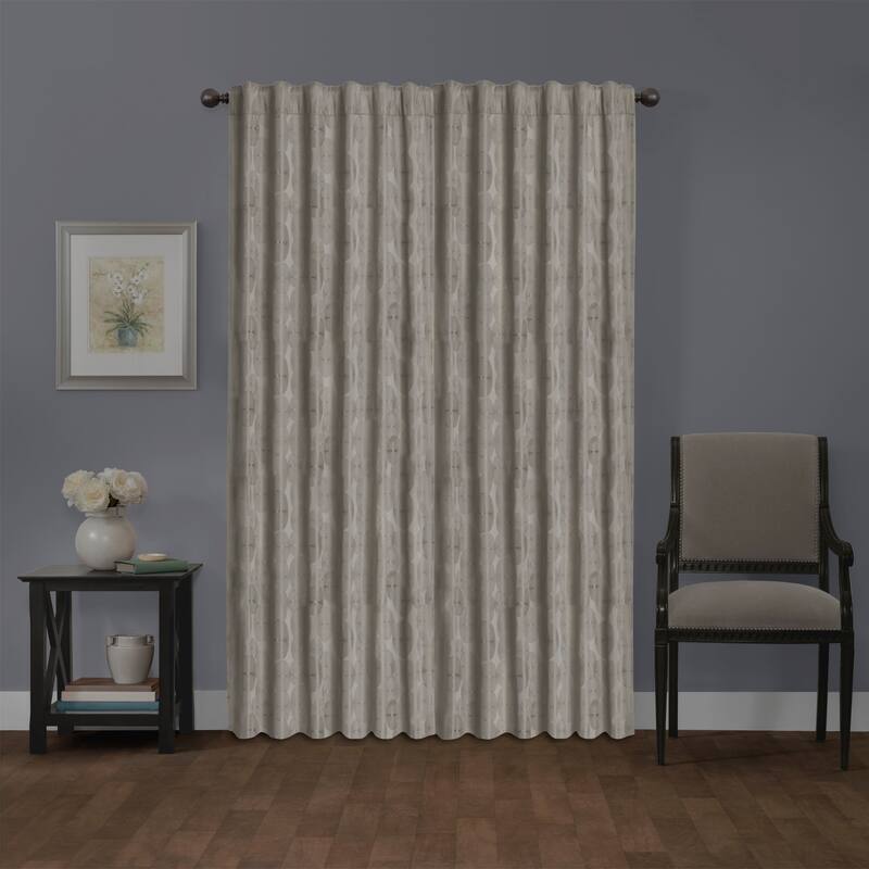Carlton Blackout Platinum Smart Curtains Window Curtain Panel, 50 x 84 - 50 X 84 - 50 X 84